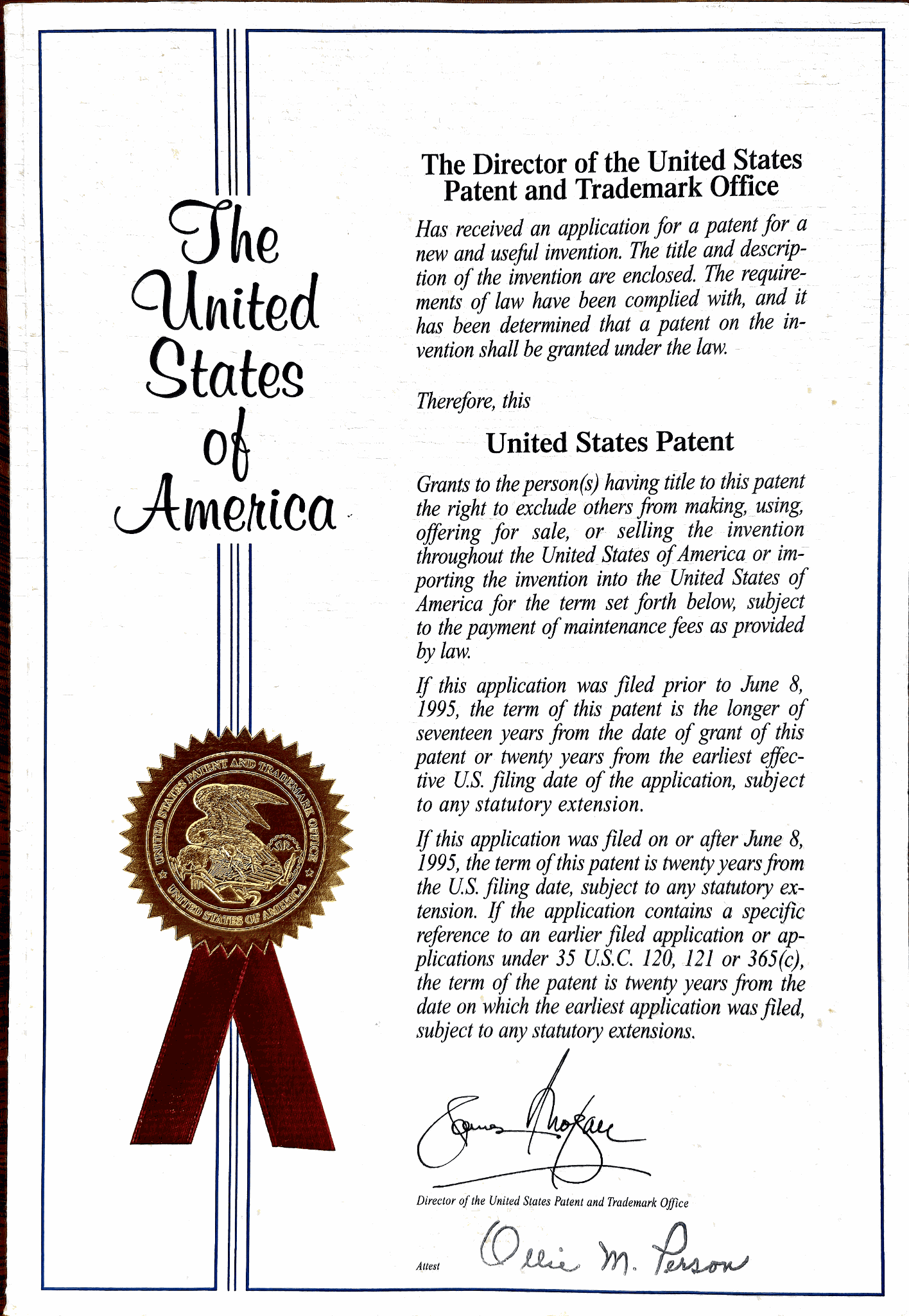 US Patent