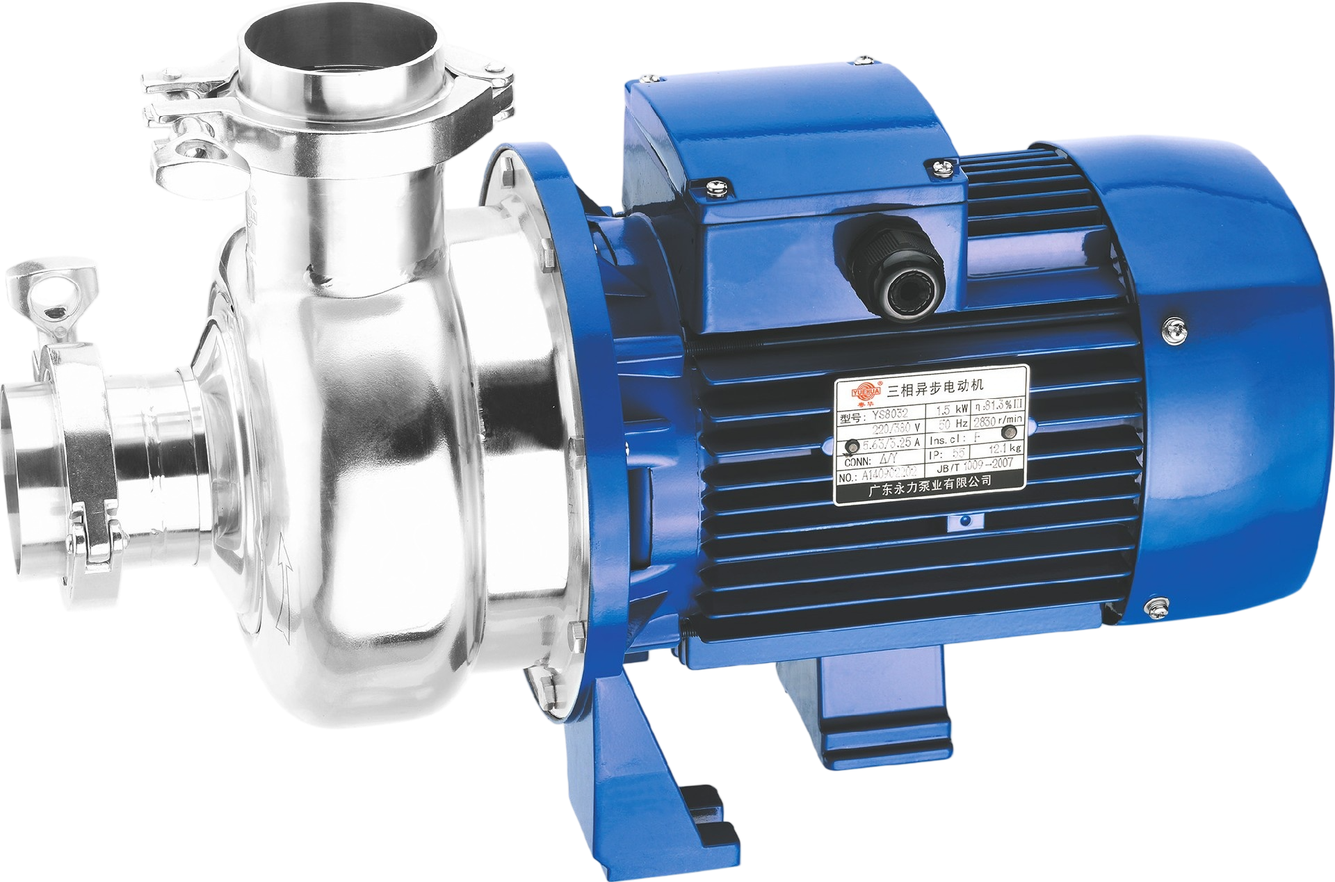 BK-G Clamp Semi-Open Impeller Centrifugal Pump